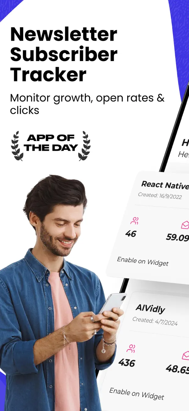 Newsletterytics App Store screenshot 1