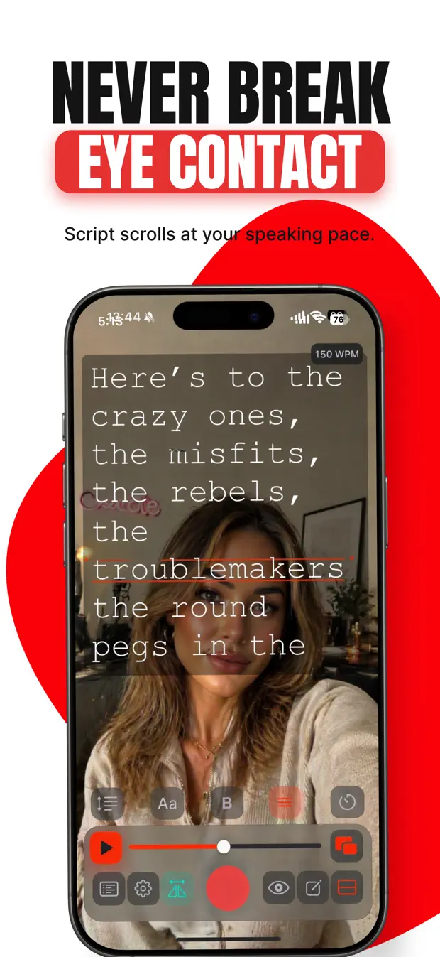Teleprompter Pro X screenshot