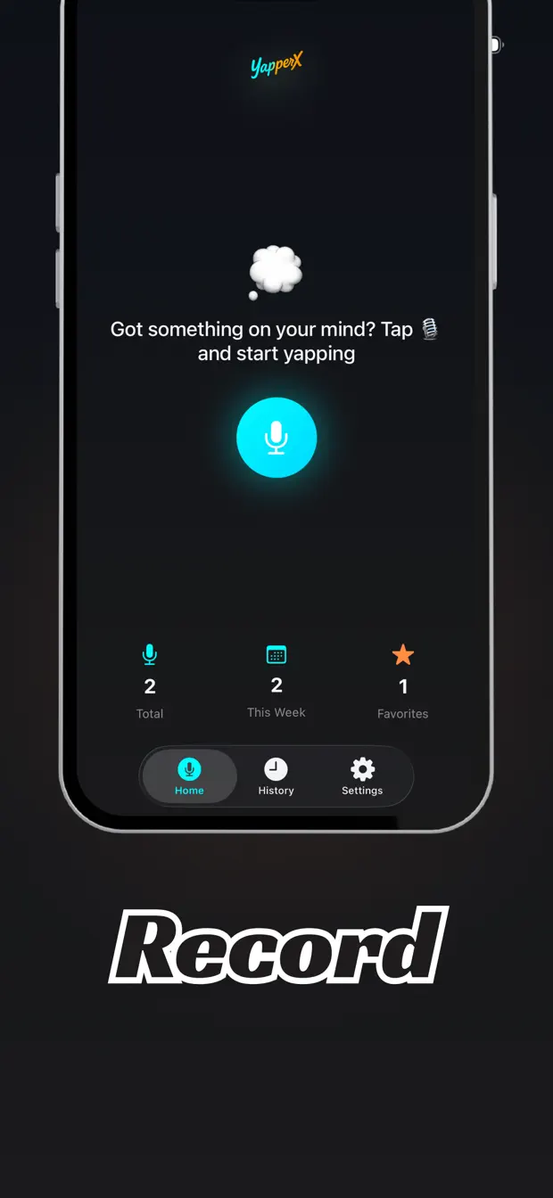 YapperX screenshot
