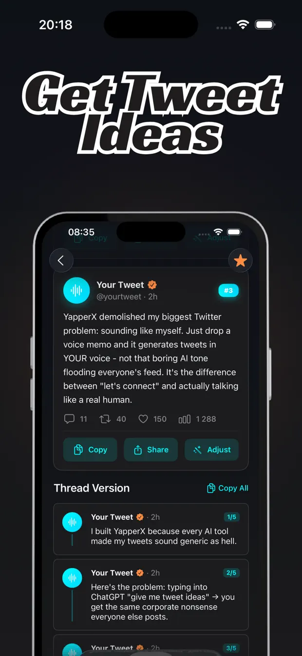 YapperX screenshot