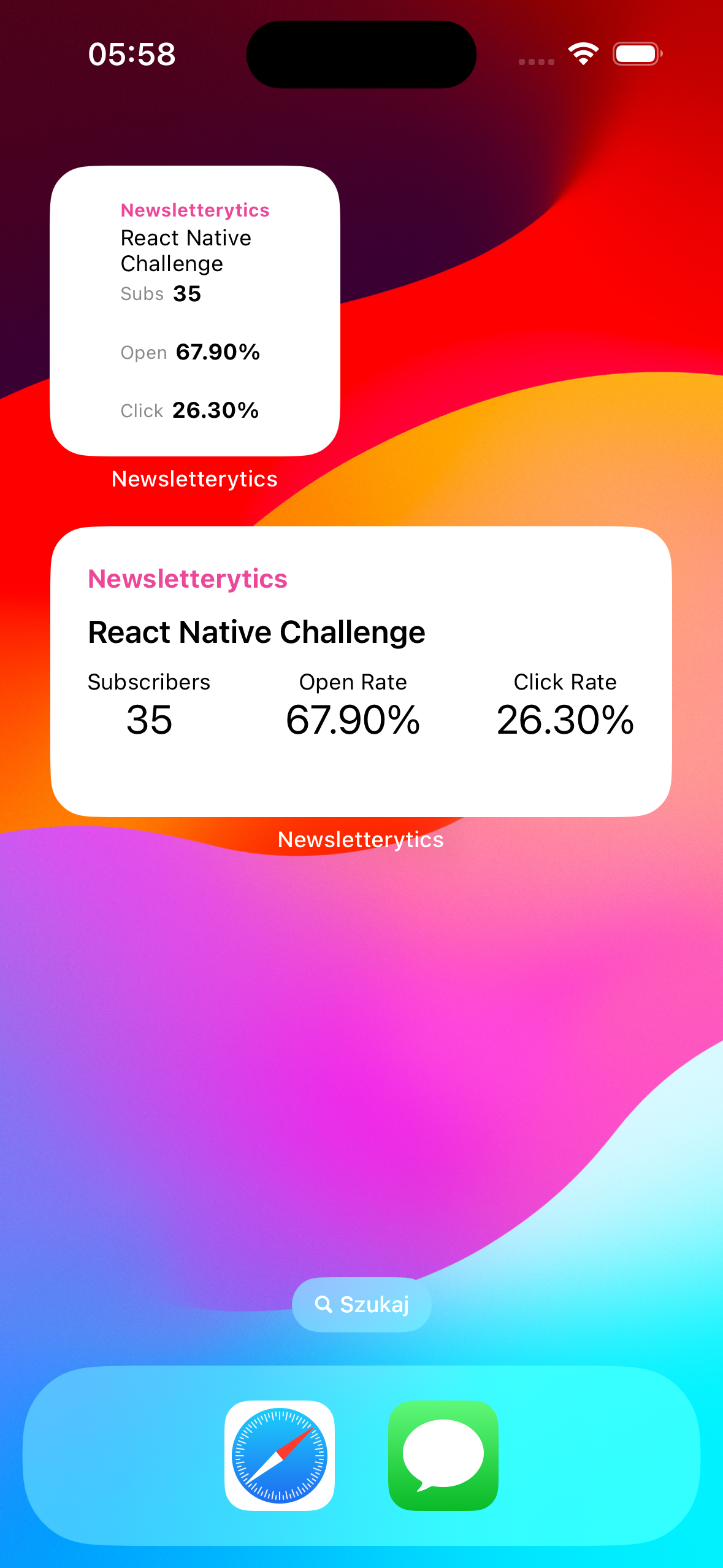 App screenshot