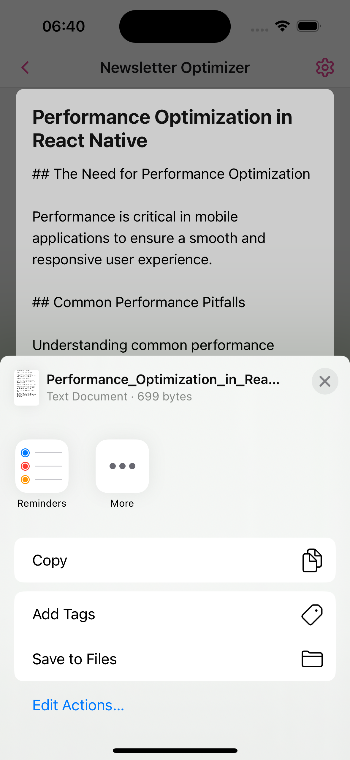 Newsletterytics screenshot